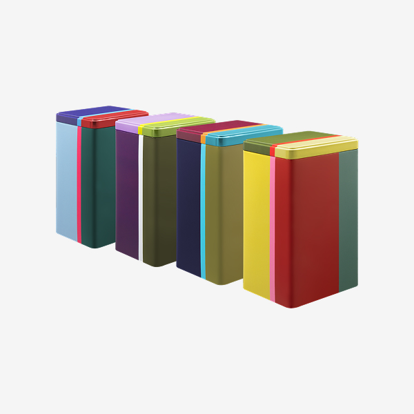 Fémdoboz készlet "Yara", 4 darabos