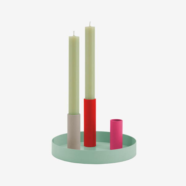 Mágneses gyertyatartó "Luna Mini", kék