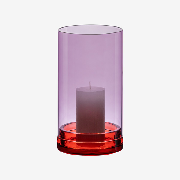 "Lucius" gyertyatartó, ibolya